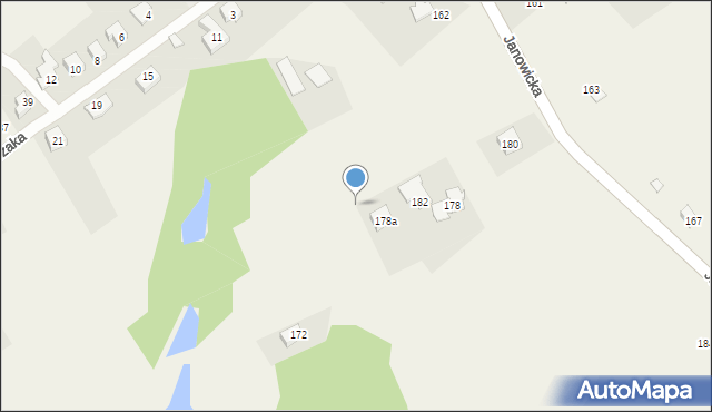 Janowice, Janowicka, 168, mapa Janowice