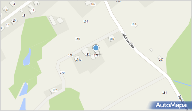 Janowice, Janowicka, 178, mapa Janowice