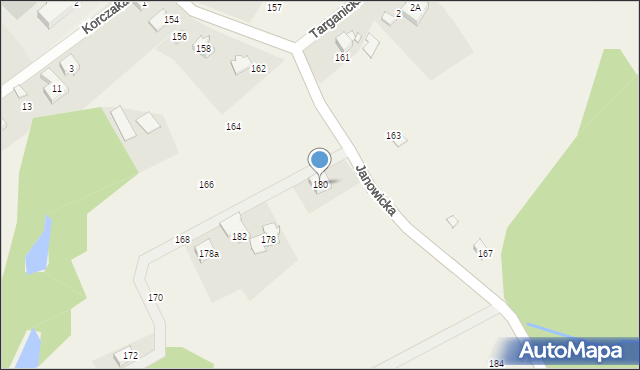 Janowice, Janowicka, 180, mapa Janowice
