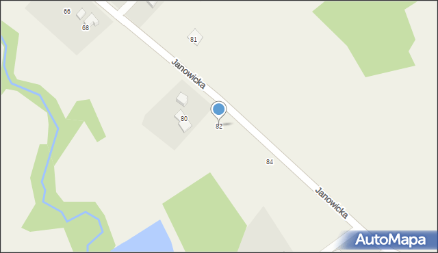 Janowice, Janowicka, 82, mapa Janowice