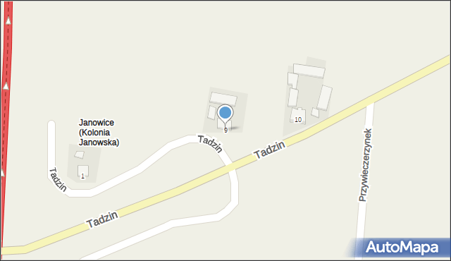 Janowice, Janowice, 9, mapa Janowice