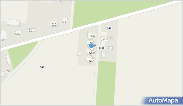 Janowice, Janowice, 54DB, mapa Janowice