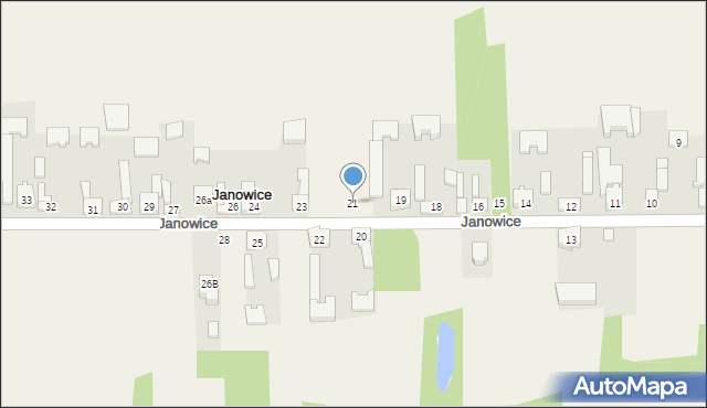 Janowice, Janowice, 21, mapa Janowice