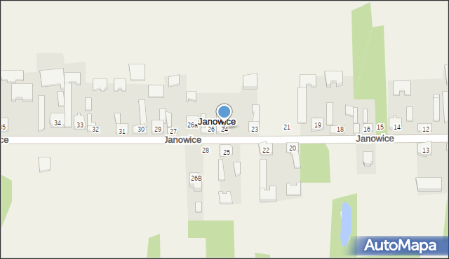 Janowice, Janowice, 24, mapa Janowice