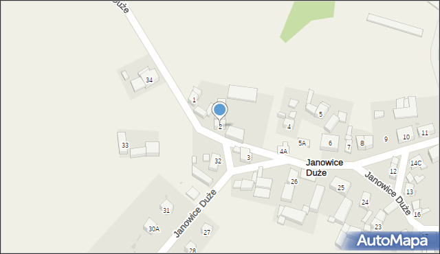 Janowice Duże, Janowice Duże, 2, mapa Janowice Duże
