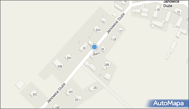 Janowice Duże, Janowice Duże, 29A, mapa Janowice Duże