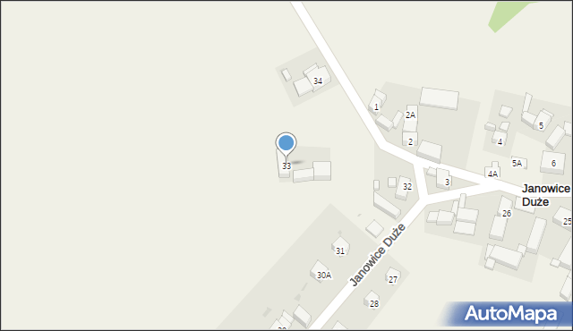 Janowice Duże, Janowice Duże, 33, mapa Janowice Duże