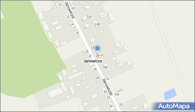 Janowicze, Janowicze, 25, mapa Janowicze