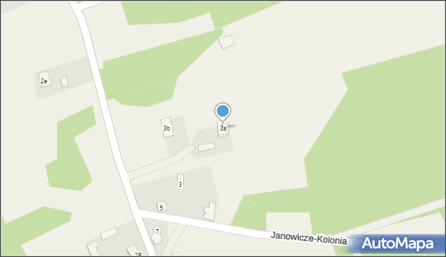 Janowicze, Janowicze, 3a, mapa Janowicze