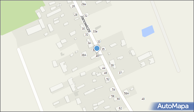 Janowicze, Janowicze, 40, mapa Janowicze