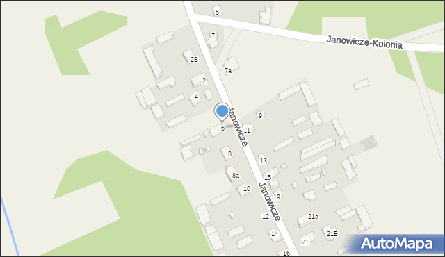 Janowicze, Janowicze, 6, mapa Janowicze