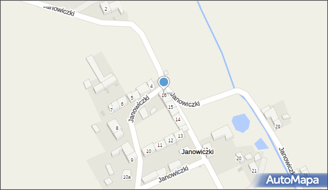 Janowiczki, Janowiczki, 16, mapa Janowiczki