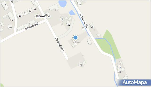 Janowiczki, Janowiczki, 22, mapa Janowiczki