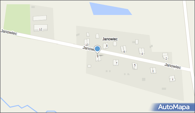 Janowiec, Janowiec, 9, mapa Janowiec