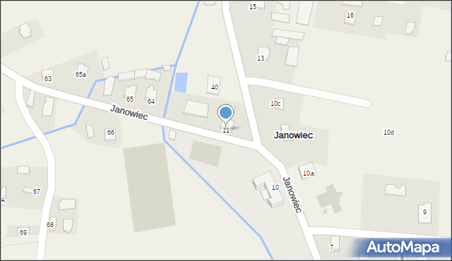 Janowiec, Janowiec, 11, mapa Janowiec