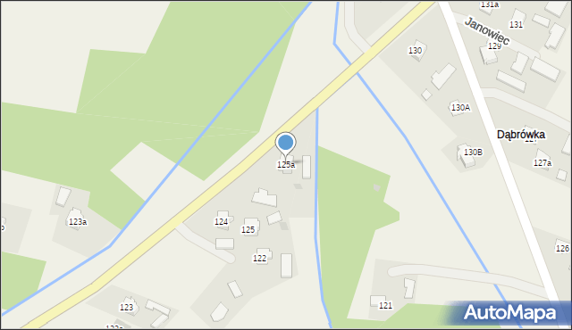 Janowiec, Janowiec, 125a, mapa Janowiec