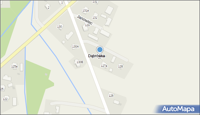 Janowiec, Janowiec, 127, mapa Janowiec