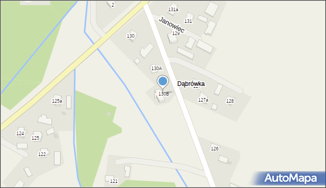 Janowiec, Janowiec, 130B, mapa Janowiec