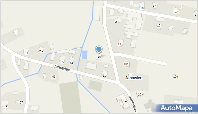 Janowiec, Janowiec, 40, mapa Janowiec