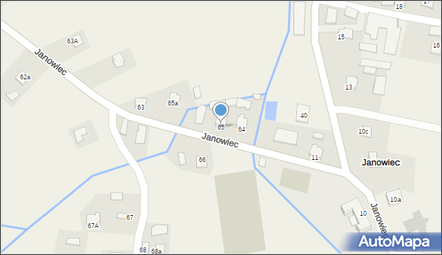 Janowiec, Janowiec, 65, mapa Janowiec