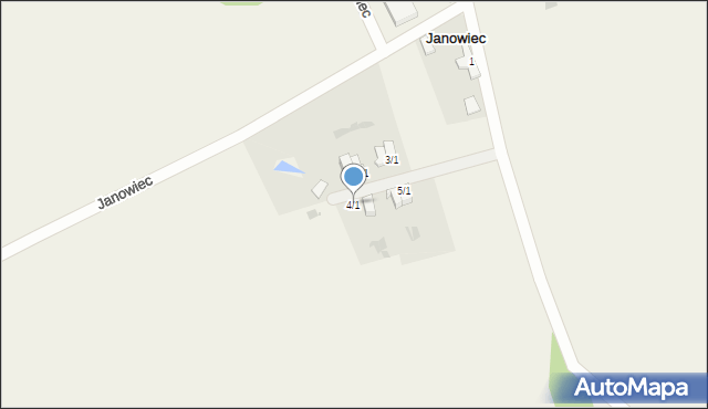 Janowiec, Janowiec, 4/1, mapa Janowiec