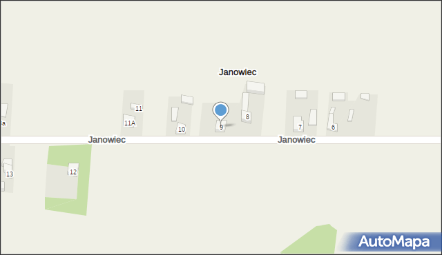 Janowiec, Janowiec, 9, mapa Janowiec