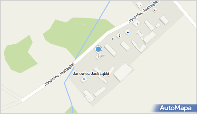 Janowiec-Jastrząbki, Janowiec-Jastrząbki, 7, mapa Janowiec-Jastrząbki