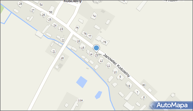 Janowiec Kościelny, Janowiec Kościelny, 13, mapa Janowiec Kościelny