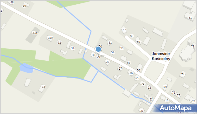 Janowiec Kościelny, Janowiec Kościelny, 29, mapa Janowiec Kościelny
