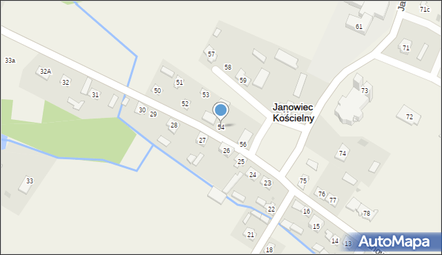 Janowiec Kościelny, Janowiec Kościelny, 54, mapa Janowiec Kościelny