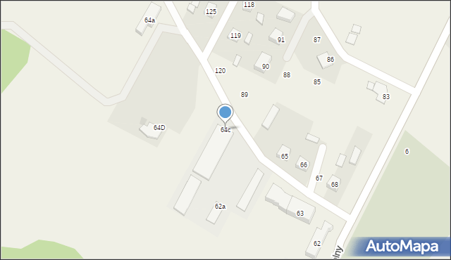 Janowiec Kościelny, Janowiec Kościelny, 64c, mapa Janowiec Kościelny