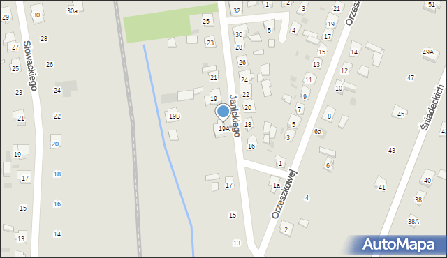 Janowiec Wielkopolski, Janickiego Klemensa, 19A, mapa Janowiec Wielkopolski