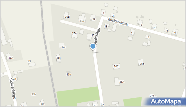 Janowiec Wielkopolski, Janickiego Klemensa, 35, mapa Janowiec Wielkopolski