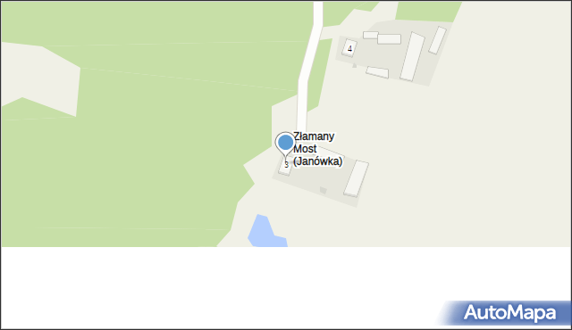 Janówka, Janówka, 3, mapa Janówka