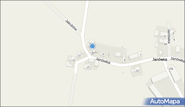 Janówka, Janówka, 10, mapa Janówka