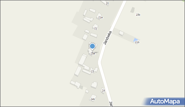 Janówka, Janówka, 23a, mapa Janówka