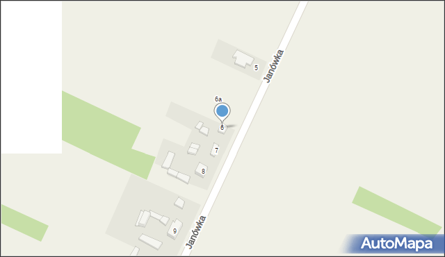 Janówka, Janówka, 6, mapa Janówka