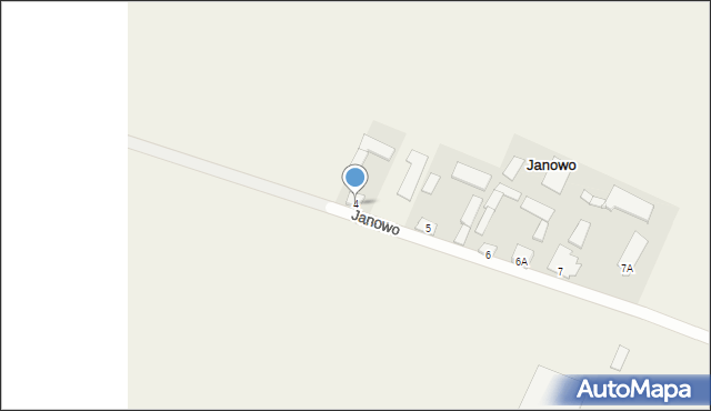 Janowo, Janowo, 4, mapa Janowo