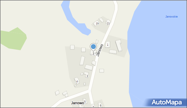 Janowo, Janowo, 2, mapa Janowo