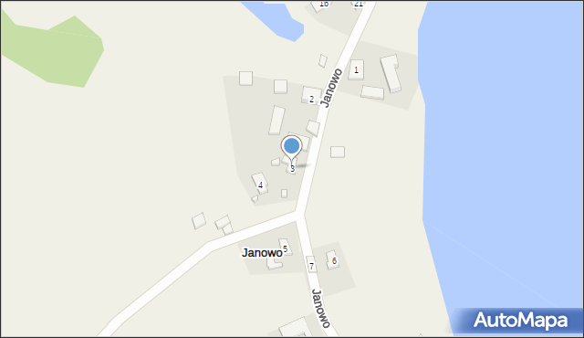 Janowo, Janowo, 3, mapa Janowo