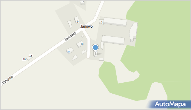Janowo, Janowo, 7a, mapa Janowo