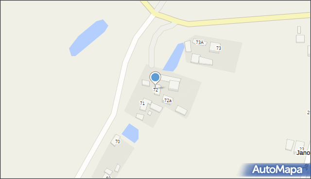 Janowo, Janowo, 72, mapa Janowo