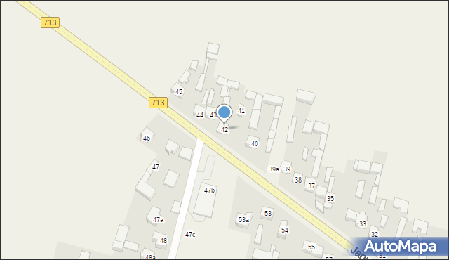 Januszewice, Januszewice, 42, mapa Januszewice