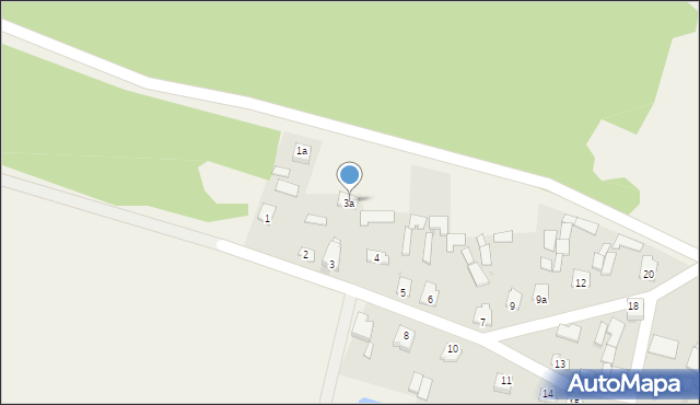 Januszewice, Januszewice, 3a, mapa Januszewice