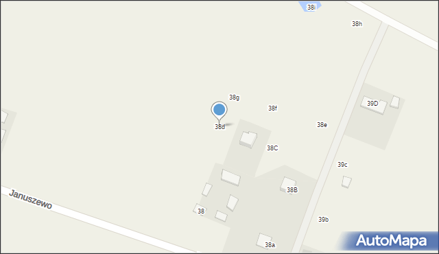 Januszewo, Januszewo, 38d, mapa Januszewo