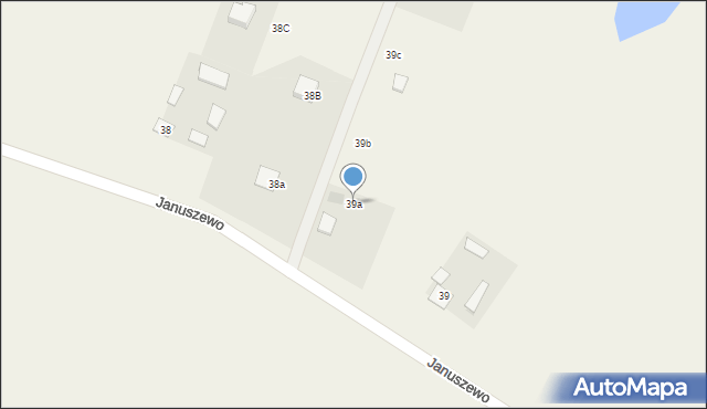 Januszewo, Januszewo, 39a, mapa Januszewo