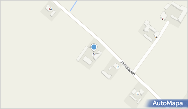 Januszewo, Januszewo, 2a, mapa Januszewo