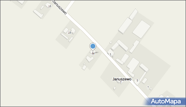 Januszewo, Januszewo, 4a, mapa Januszewo