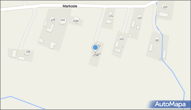 Januszkowice, Januszkowice, 103a, mapa Januszkowice