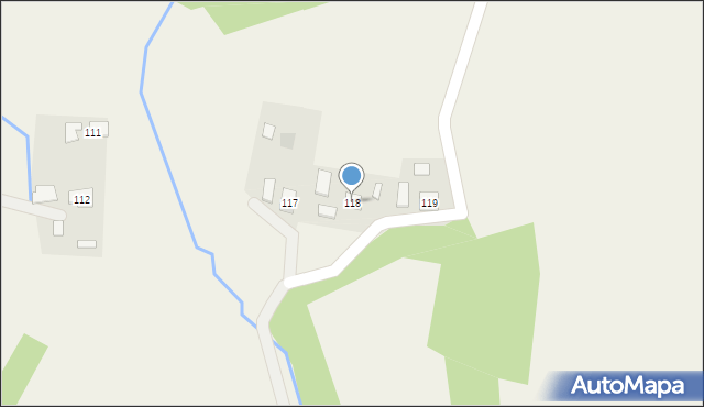 Januszkowice, Januszkowice, 118, mapa Januszkowice